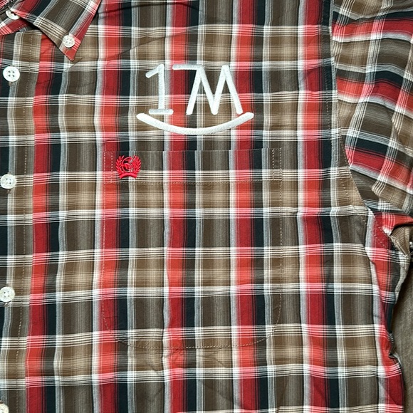 Cinch Rocking 1M Ranch Long Sleeve Button Down Shirt - Large - Picture 6 of 7